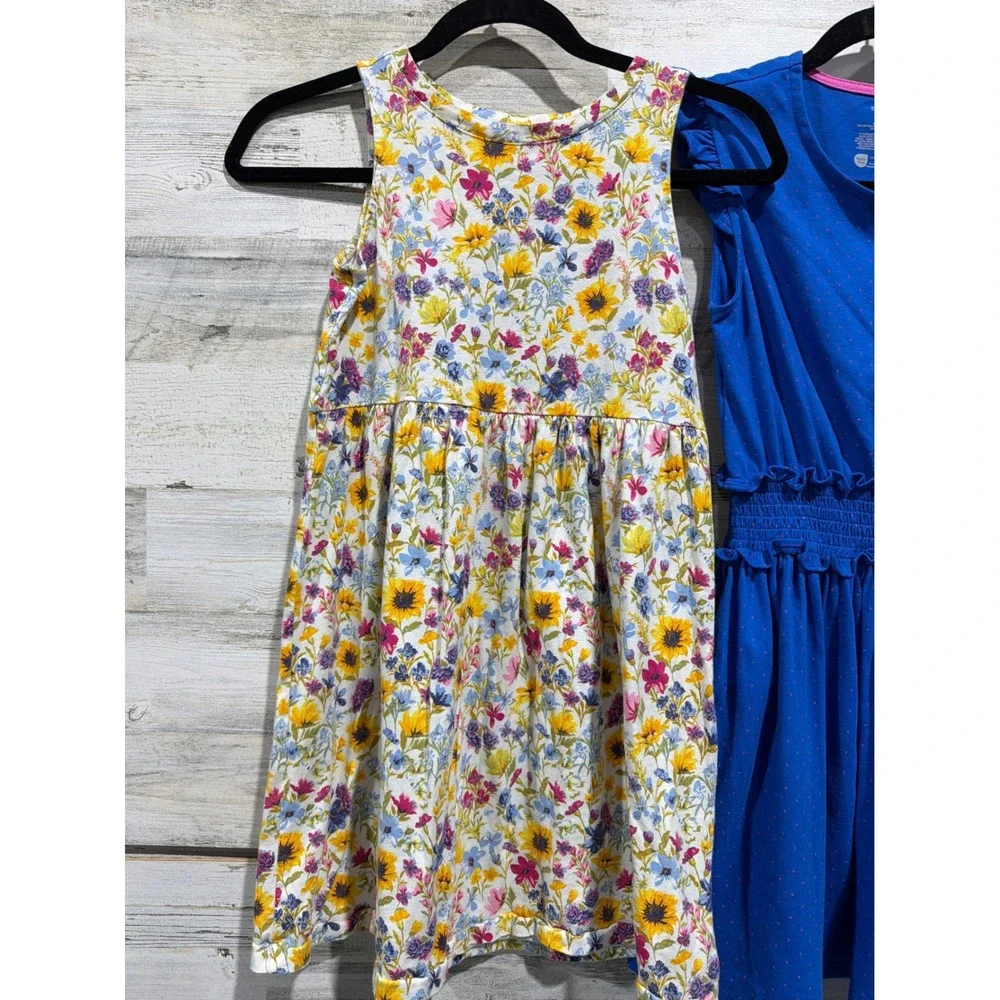 Old Navy Epic Threads Dress Girls 10-12 Floral Polka Dot Cottagecore NWT EUC